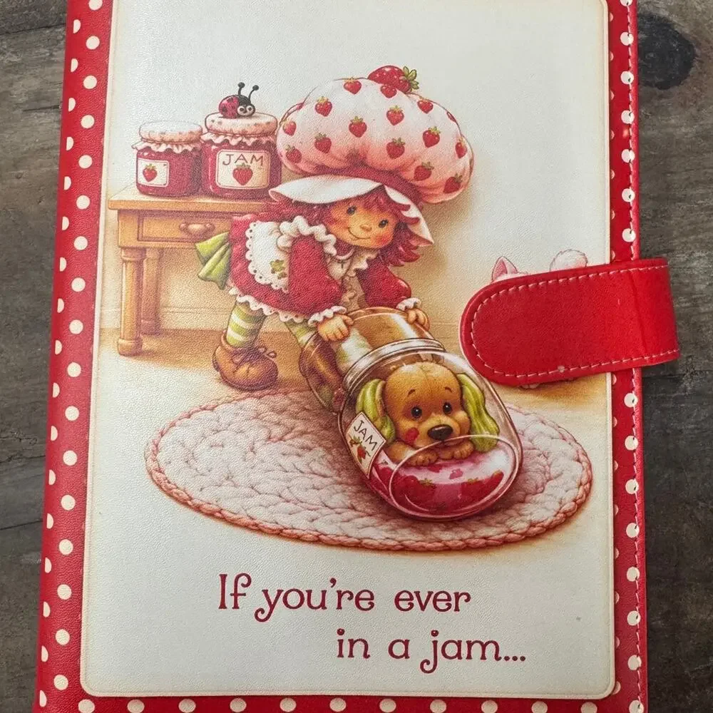 Strawberry Shortcake A5 Binder w/ matching stationery paper